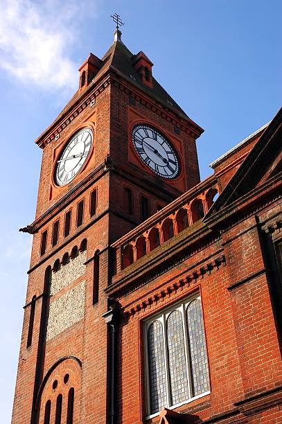 istock historical tower with clock in Brighton, England 137585495