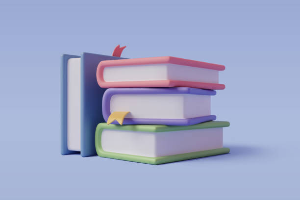 3d Books icon for web design isolated, Education and online class concept 3d Books icon for web design isolated, Education and online class concept. Eps 10 Vector. books stock illustrations