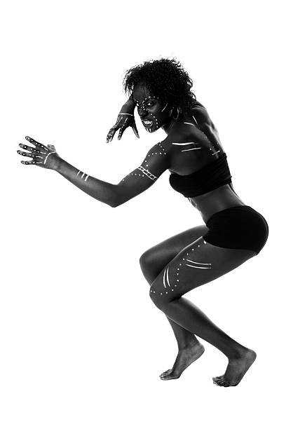 istock Tribal warrior woman 137588216