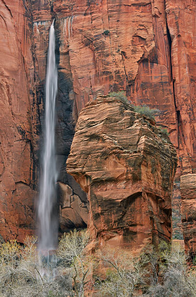 istock Waterfall Zion National Park 137588691