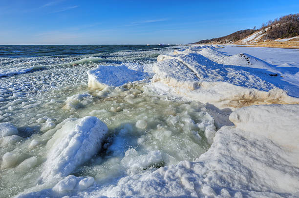istock Winter Shoreline Lake Michigan 137588696