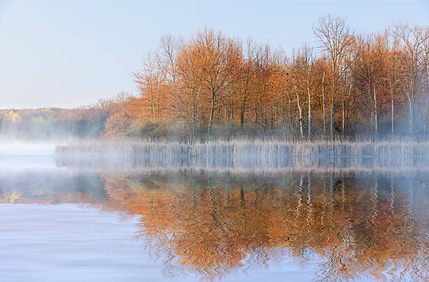 istock Whitford Lake in Fog 137588724