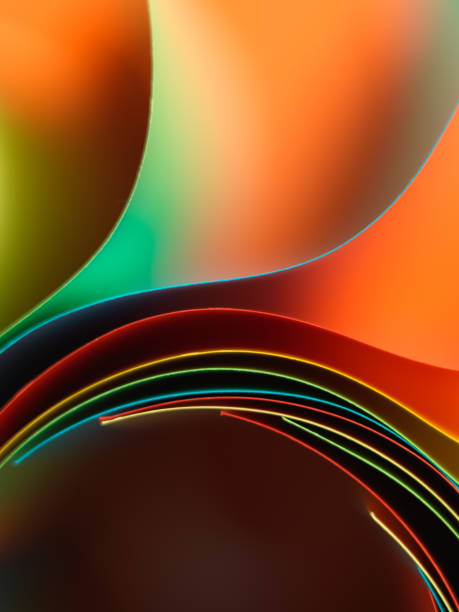 istock detail of waved colored paper structure 137590439