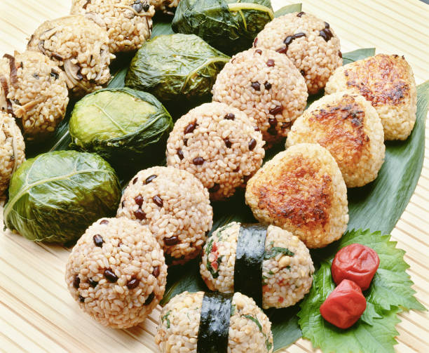 Various rice balls