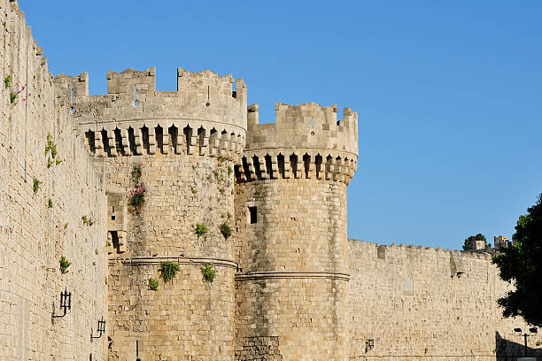 istock walls of Rhodes 137592335