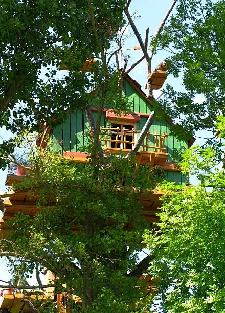 Tree house in a amusement park in Germany http://s512.photobucket.com/albums/t325/momobiene/Gardendesign.jpg