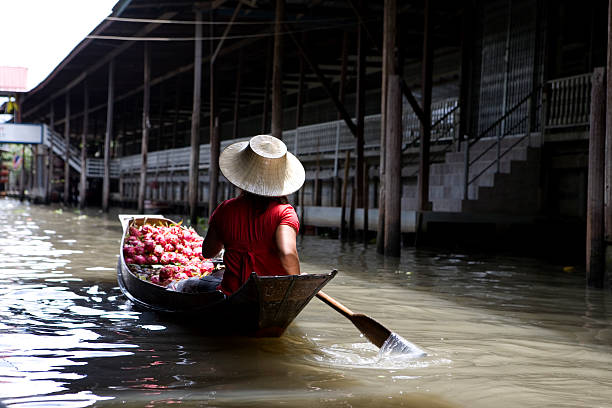 istock Floating market in Thailand 137595913