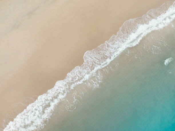 istock Top view of Abstract seascape with  tropical beach background. 1375966497