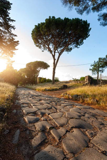 istock Back to the ancient Rome: the Appian Way 1375967034