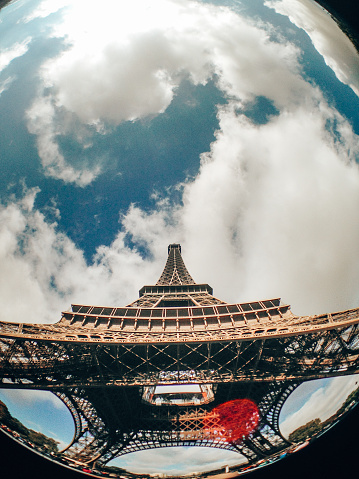 low angle view of the tour eiffel