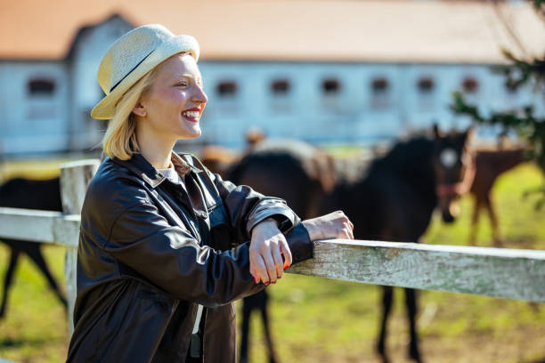 istock Happy woman breathing fresh 1375986608
