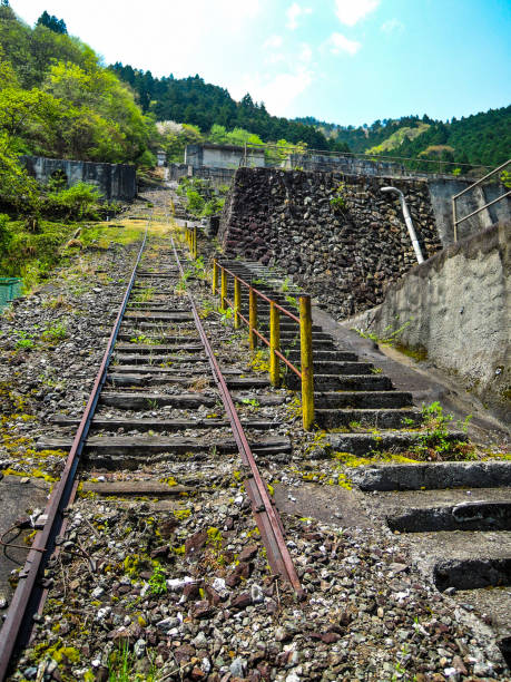 istock Remains of Mikobata concentrator that sorts out ore mined such as copper (Asago City, Hyogo Prefecture) 1375999902