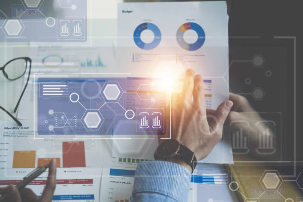 istock Group of IT consultant working by digital tablet and management big data and analyze financial document of company. 1376006466