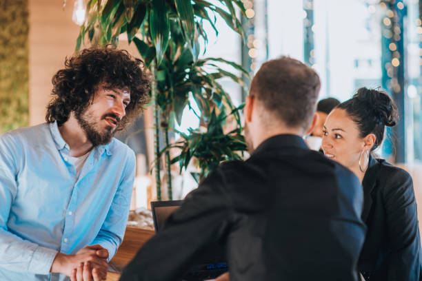 istock Coffee shop meeting 1376006560
