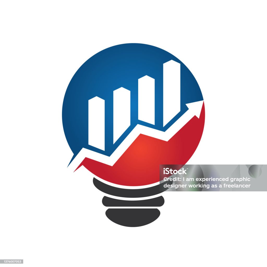 Financial Chart Vector Logo Design Trade Chart Finance Ideas Logo ...