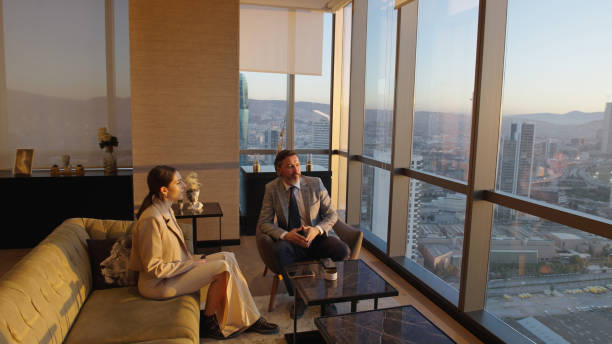 Business managers in the office