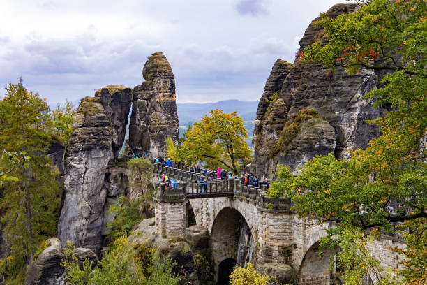 istock Saxon Switzerland. The bridge Bastei 1376039910