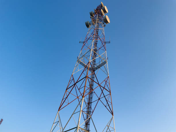 Building a large and tall antenna for receiving and transmitting signals in today's communication technology.