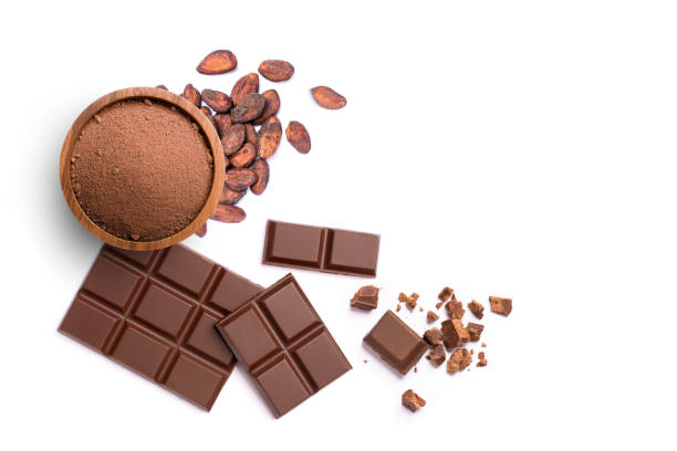 istock Cocoa powder with chocolate bar 1376080338