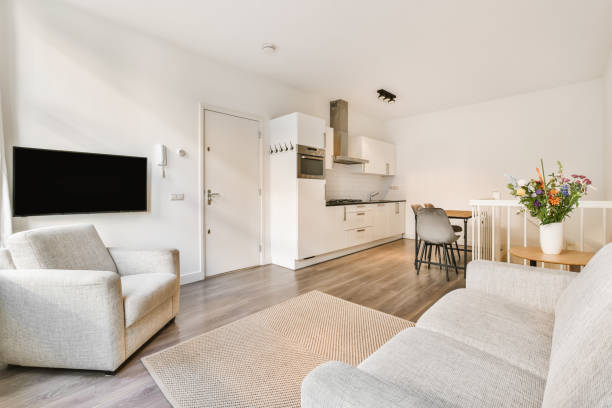 istock A mind-blowing little living room with a light sofa 1376088175