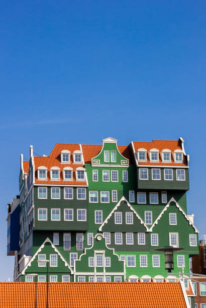 istock Modern architecture based on dutch traditions in Zaandam 1376098077