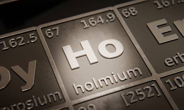 istock Highlight on chemical element Holmium in periodic table of elements. 3D rendering 1376105850