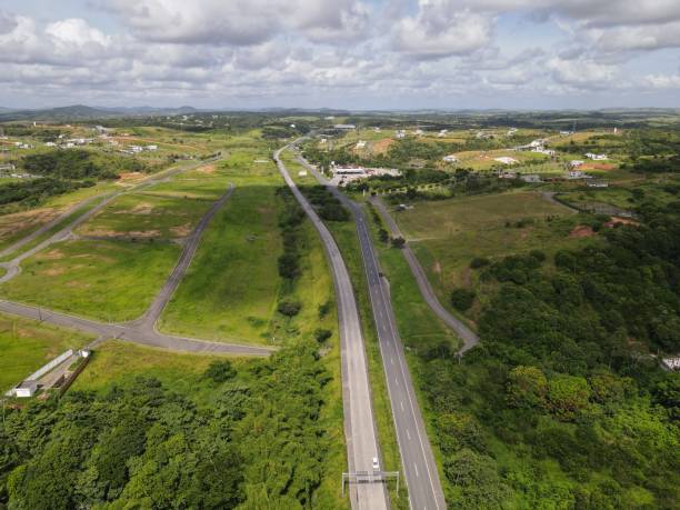 istock Roads in the middle of nature 1376106229