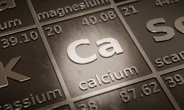 istock Highlight on chemical element Calcium in periodic table of elements. 3D rendering 1376110023