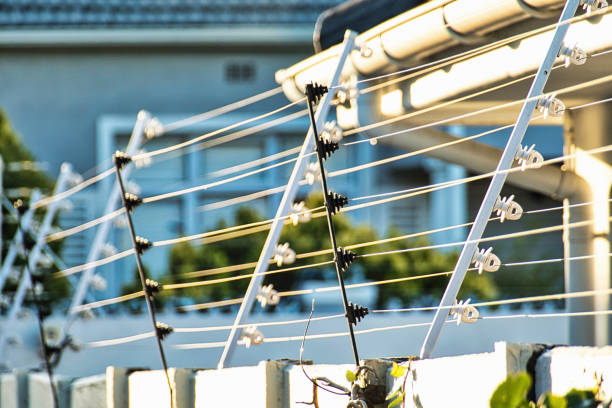 Fio de segurança doméstico elétrico - foto de acervo