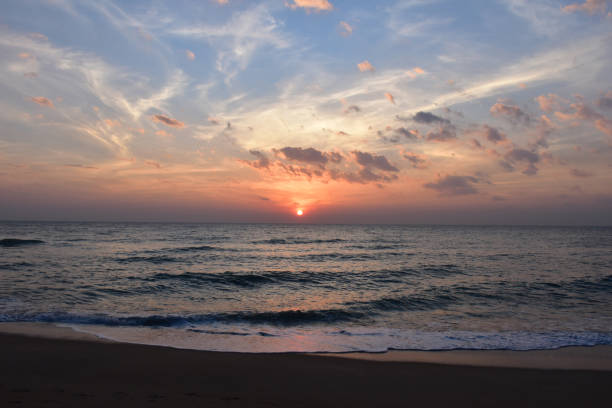 istock Sea beach view in sunset concept for background 1376165692