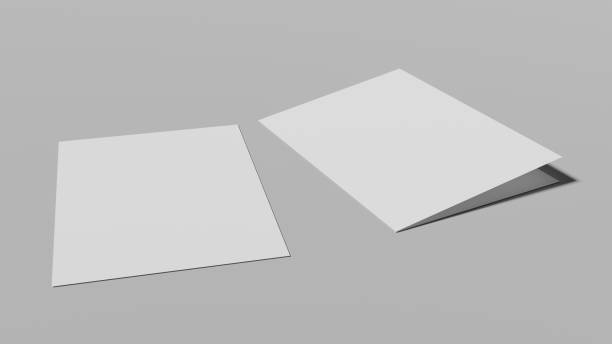 istock 3D rendered illustration of white paper mockup separated from background with realistic lighting 1376167894