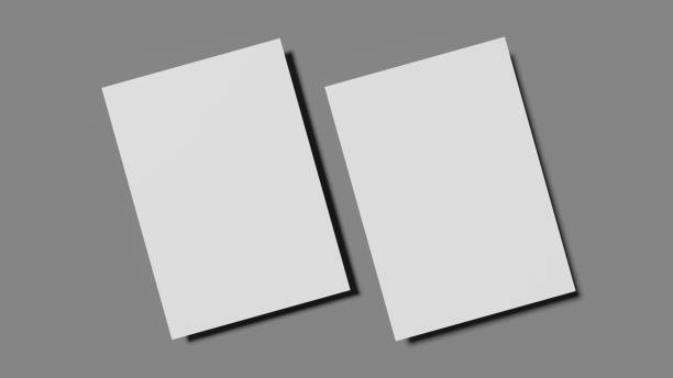 istock 3D rendered illustration of white paper mockup separated from background with realistic lighting 1376167895