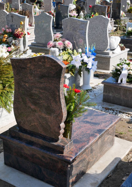 istock Tombstones in the public cemtery 1376183880