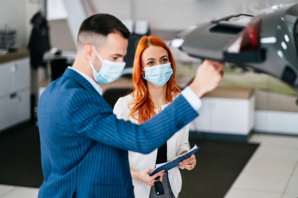 istock Car dealership business. 1376207531