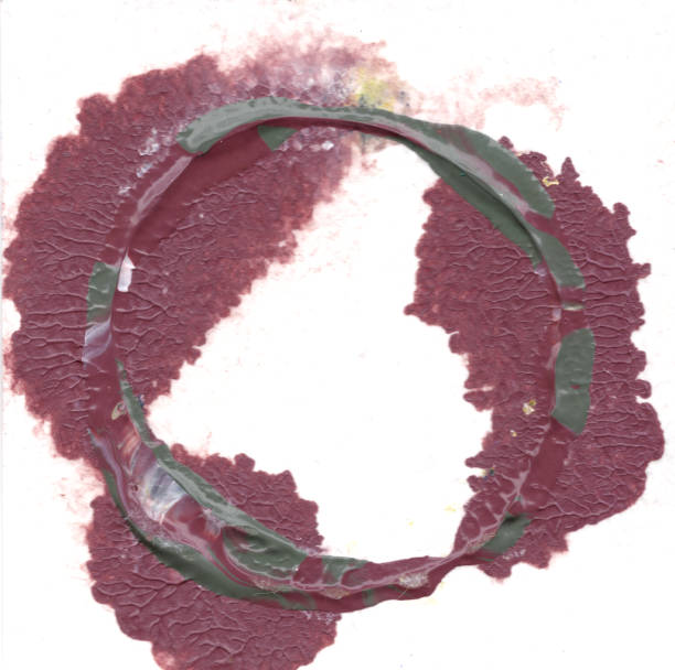 istock Colorful hand drawn circle.Acrylic on paper. For design used. 1376253837