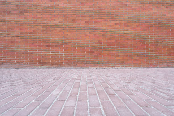 istock Red Brick walls and open spaces 1376264726