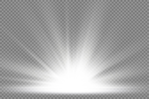 Stars Exploding White Star Explosion White Glow Lights Sun Rays Stock Illustration - Download ...