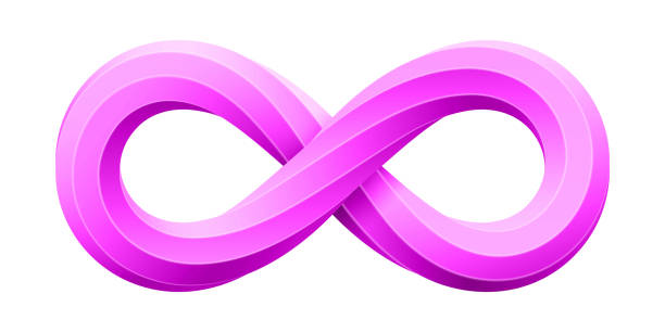 istock Infinity sign made of twisted octagonal rod. Mobius strip symbol. Vector isolated illustration. 1376274642
