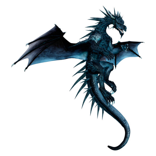 istock 3D Rendering Fairy Tale Dragon on White 1376379651