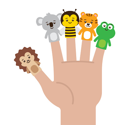 Animals Finger Puppets Hand Kids Kawaii Characters