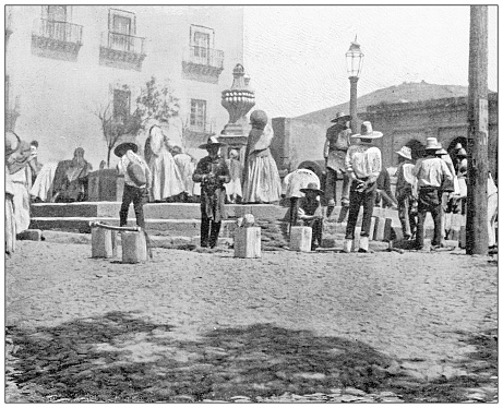 Antique travel photographs of Mexico: Zacatecas