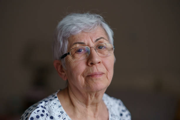 istock Senior White Haired Woman 1376404965