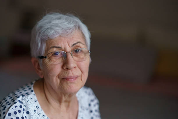 istock Senior White Haired Woman 1376404990