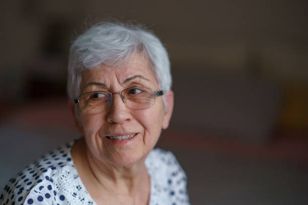 istock Senior White Haired Woman 1376404992