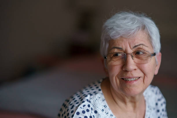 istock Senior White Haired Woman 1376405033