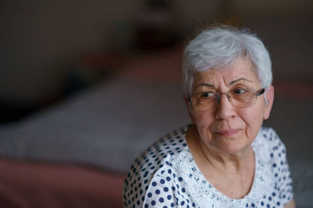 istock Senior White Haired Woman 1376405110