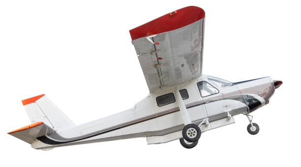 istock small airplane flying in the air. isolated on white background 1376421754