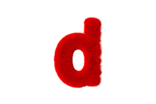 Letter C symbol alphabet Capital on red sphere on white background for design elements