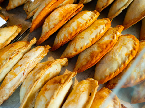 istock Rows of empanadas, national Spanish dish 1376517564