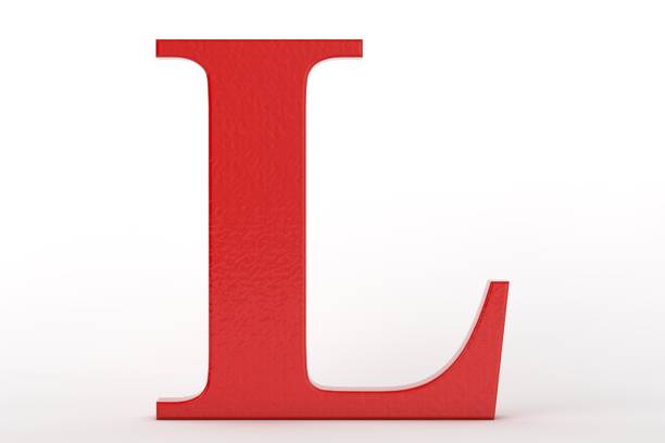 istock Letter L red on white background 1376518658